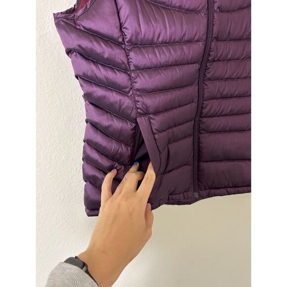 Bernardo Packable Goose Down Quilted Vest Women's S Purple Outdoor - Picture 7 of 11